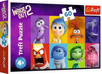 Puzzle Trefl 60 Poznaj swoje emocje / Disney Inside Out 2 173970