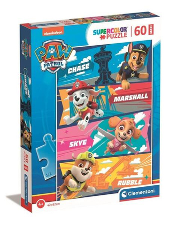 Clementoni Puzzle 60 Maxi Super Kolor Psi Patrol 265923