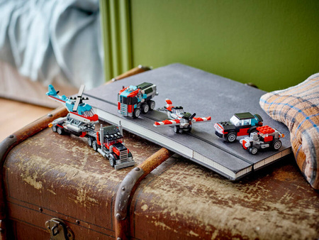 Lego 31146 Creator Ciężarówka z platformą i helikopterem