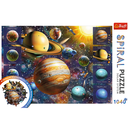 Puzzle Trefl 1040 Spiral Puzzle Układ słoneczny 400137