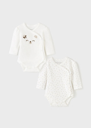 Mayoral Komplet 2 body dla dziewczynki rozm. 6-9 m 75 kolor 65 crudo
