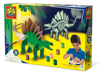 Ses Creative Drewniany Dino świecący w ciemności 142094