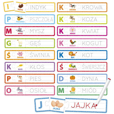 Lisciani Carotina - Czytam, piszę i bawię się Farma 086917