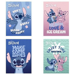 Zeszyt A5 16k krata laminowany STITCH 686740