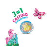 Ses Creative Odlewy gipsowe brokatowe zwierzątka 3w1 012885