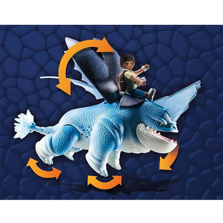 Playmobil 71082 Dragons Nine Realms Plowhorn & D'Angelo 710826