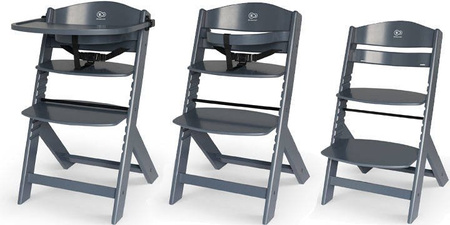 Kinderkraft krzesełko do karmienia enock drewniane białe nogi 915088