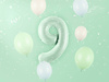 Balon foliowy cyfra 9 72cm zieleń 052710