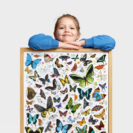 CzuCzu Puzzlove Motyle 200el. puzzle rodzinne 493648