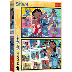 Puzzle Trefl 2x200 Wesołe życie Stitcha 133349
