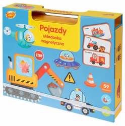 UKŁADANKA MAGNETYCZNA POJAZDY 845063