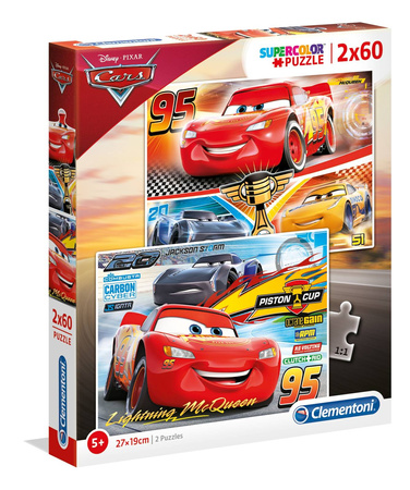 Clementoni puzzle 2*60el cars 3