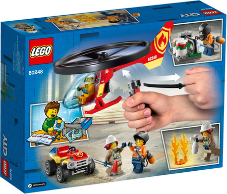 Lego 60248 city helikopter strażcki leci na ratunek