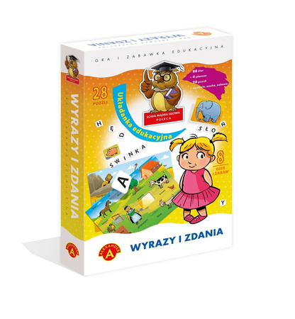 Wyrazy i zdania-układanka edukacyjna 013191
