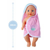 New Born brudny bobasek 30cm do kąpania 075200