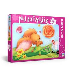 Puzzle 35 elementów nudzimisie Hubek