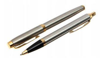 Parker 2093217 Zestaw IM Brushed Metal GT Długopis i pióro 932176