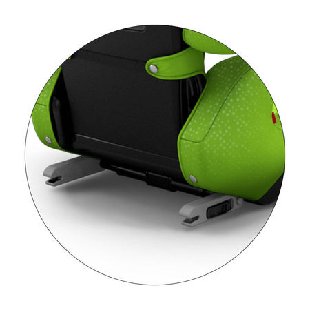 Kiddy cruiserfix 3 cactus green fotelik samochodowy 15-36 kg