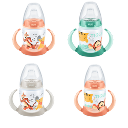 Nuk butelka do nauki picia 150ml kubuś puchatek z uchwytem niekapek silikonowy 312666