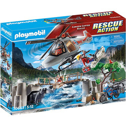 Playmobil 70663 Misja śmigłowca w kanionie