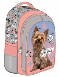 PLECAK 4-KOMOROWY BPL-58 MY LITTLE FRIEND GREY YORK 668456