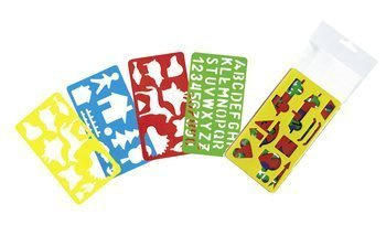 Szablony do rysowania 1op=4szt 008898