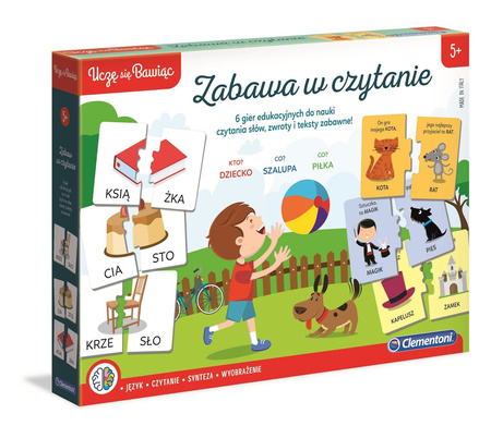 Clementoni uczę się bawiąc-zabawa w czytanie 500840