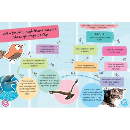 Sekretnik przyjaciółki zwierząt. Kolorowanie, humor, porady, ciekawostki, quiz, naklejki 131031