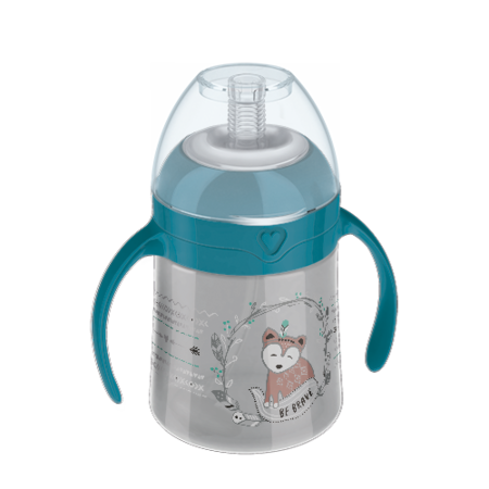 Canpol Lovi pierwszy kubek ze słomką 150ml Straw Beginner Indian Summer 853935