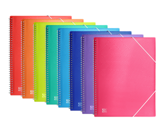 Album ofertowy Oxford A4 20k PP przezroczysty na spirali mix 456282