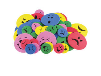 Naklejki z pianki uśmiechy 4 682499