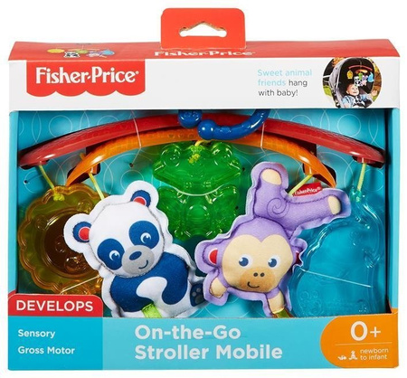 Fisher price dyw54 karuzelka do wózka ze zwierzątkiem