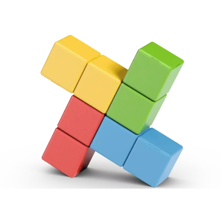 Geomag Magicube FullColor Recycled Try me Klocki magnetyczne 8el 000624