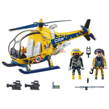 Playmobil 70833 Air Stuntshow Lotniczy pokaz kaskaderski Helikopter ekipy filmowej