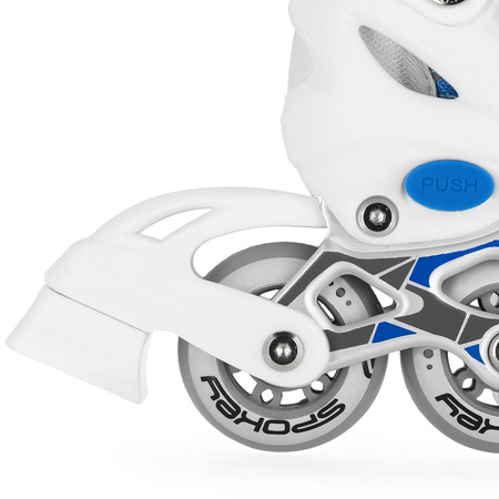 Rolki regulowane dziecięce spokey tony roz.34-37 white/blue