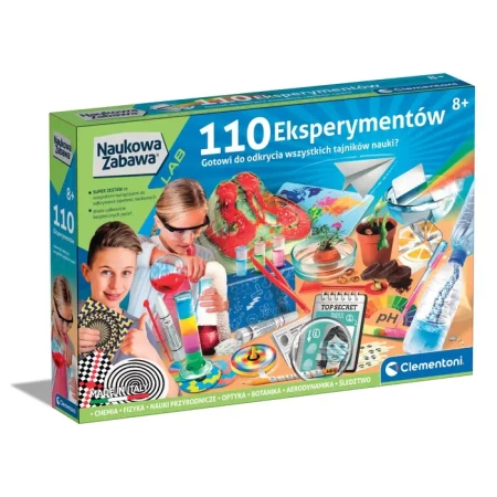 Clementoni Naukowa zabawa 110 Eksperymenty 507207