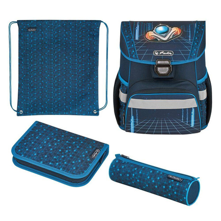 Herlitz Tornister z wyposażeniem Loop Plus Space Car 256207