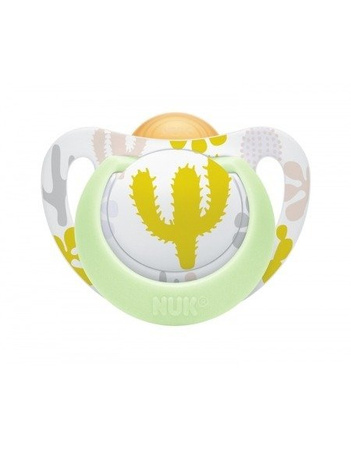 Nuk smoczki uspokajające lateksowe 0-6m genius color  260240