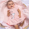 Mayoral Sukienka dzianina grafika kolor 43 Pale blush rozmiar 4-6 m
