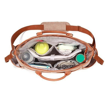 Babyono torba dla mamy comfort chic z matą do przewijania 407219