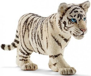 Schleich tygrys mały biały 147324 ane