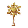 Śnieżynka choinkowa - szpic złota 225885