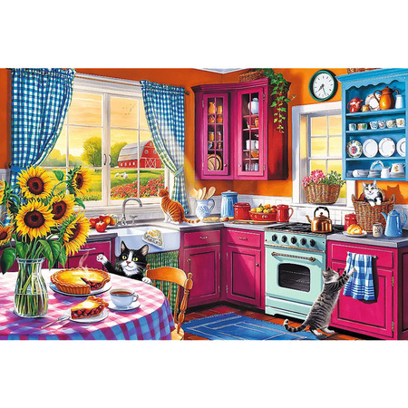 Puzzle Trefl 300 Easy Piece Poranek w kuchni 231021