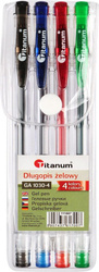 Długopisy Żelowe 4szt Ga1030 617007
