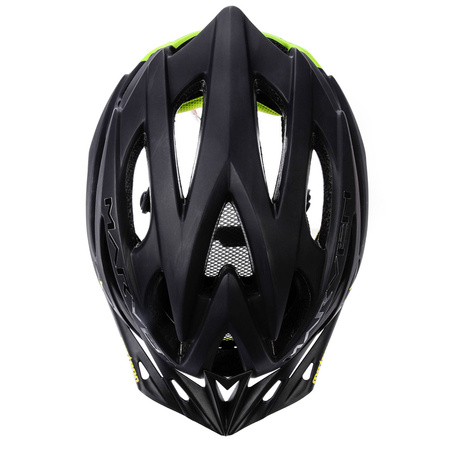 Kask rowerowy Meteor Marven L 58-61cm czarny/zielony