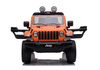 Auto na akumulator Jeep Rubicon 4x4 pomarańczowy 