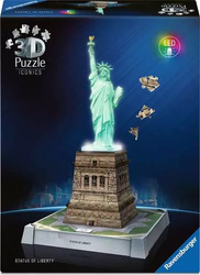 Puzzle Ravensburger 3D Iconics Statua Wolności 080275