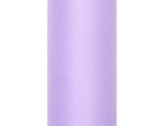 Tiul gładki, liliowy, 0,15 x 9m (1 szt. / 9 mb.)