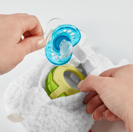 Fisher price clipimals schowek i zawieszka do smoczka gnp46