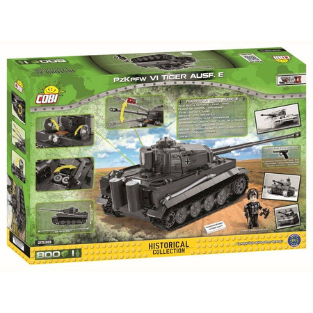 Cobi 2538 Historical Collection PZKPFW VI Tiger AUSF.E 800kl.